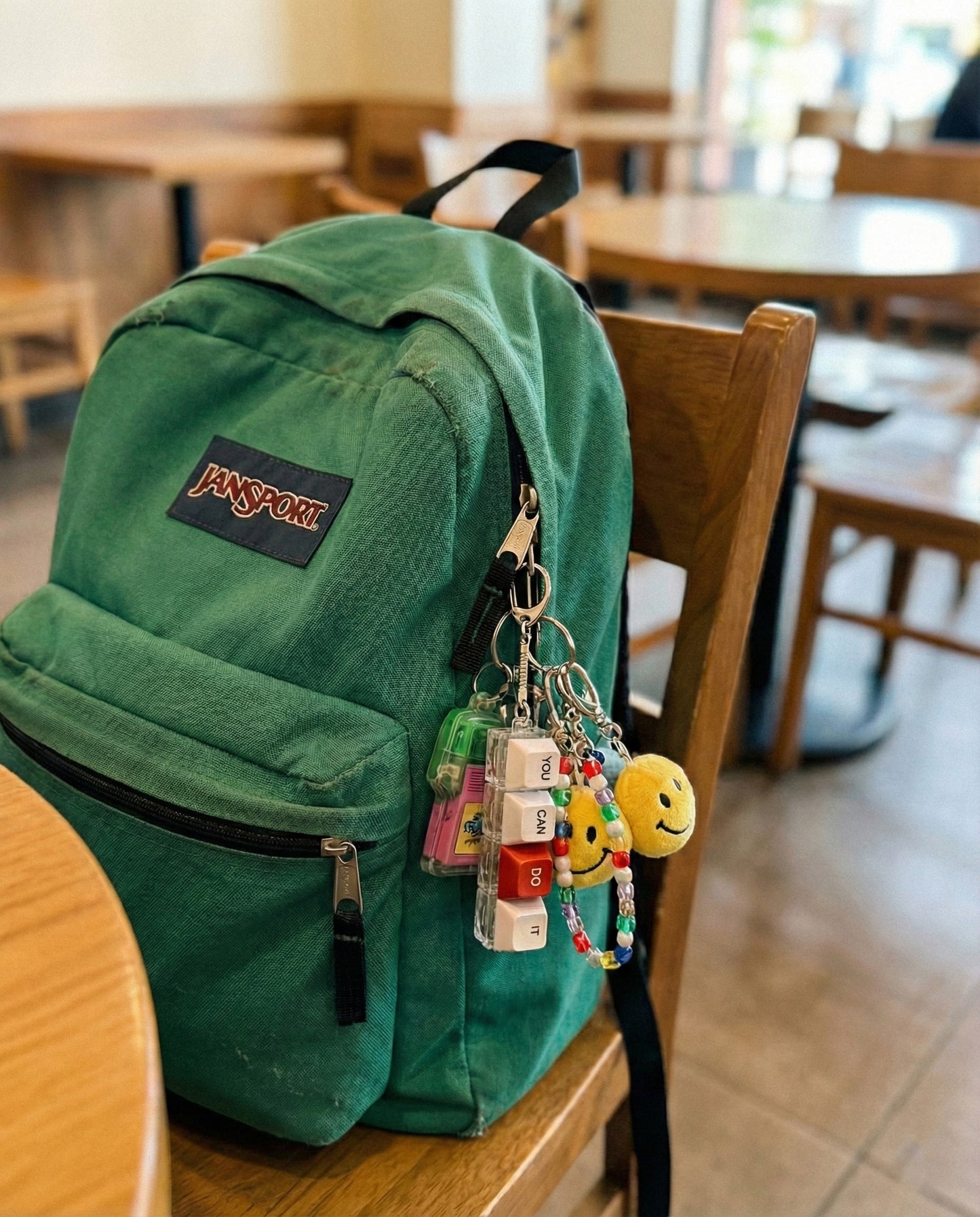 Clicky Mechanical Keycap Keychain - LED Fidget Toy "You Can Do It" & "I Love You"