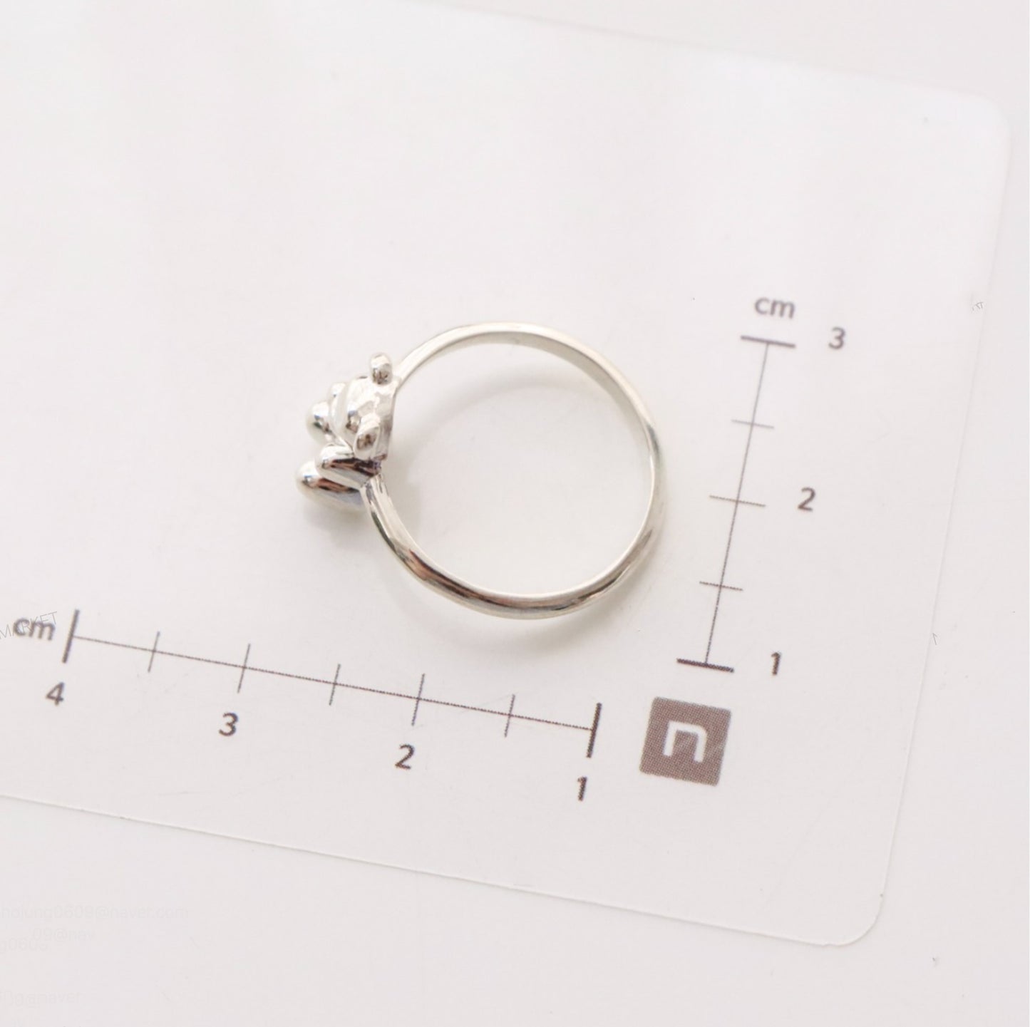 925 Sterling Silver Teddy Bear Ring – Cute Unique Adjustable Gift for Women & Girls