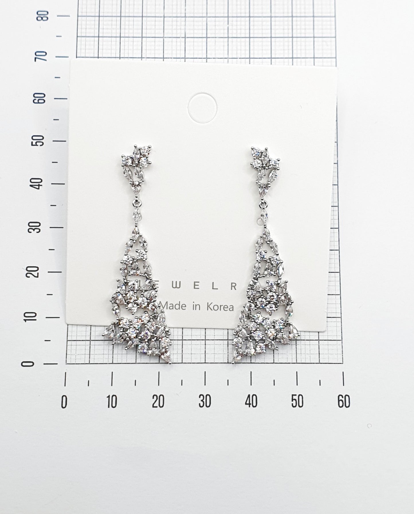 Exquisite Marquise CZ Chandelier Drop Earrings - 925 Silver Post