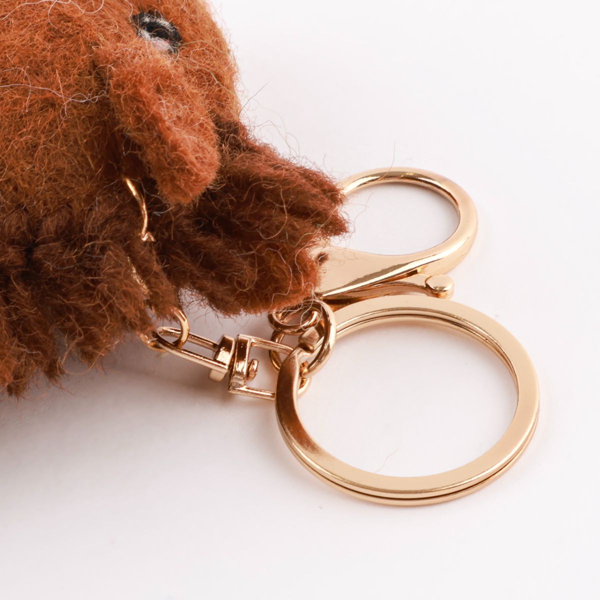 Handmade Wool Felt Horse Keychain - Unique Bag Charm for Horse Lovers & Backpack Decor | 2026 Year of the Horse Lucky Charm