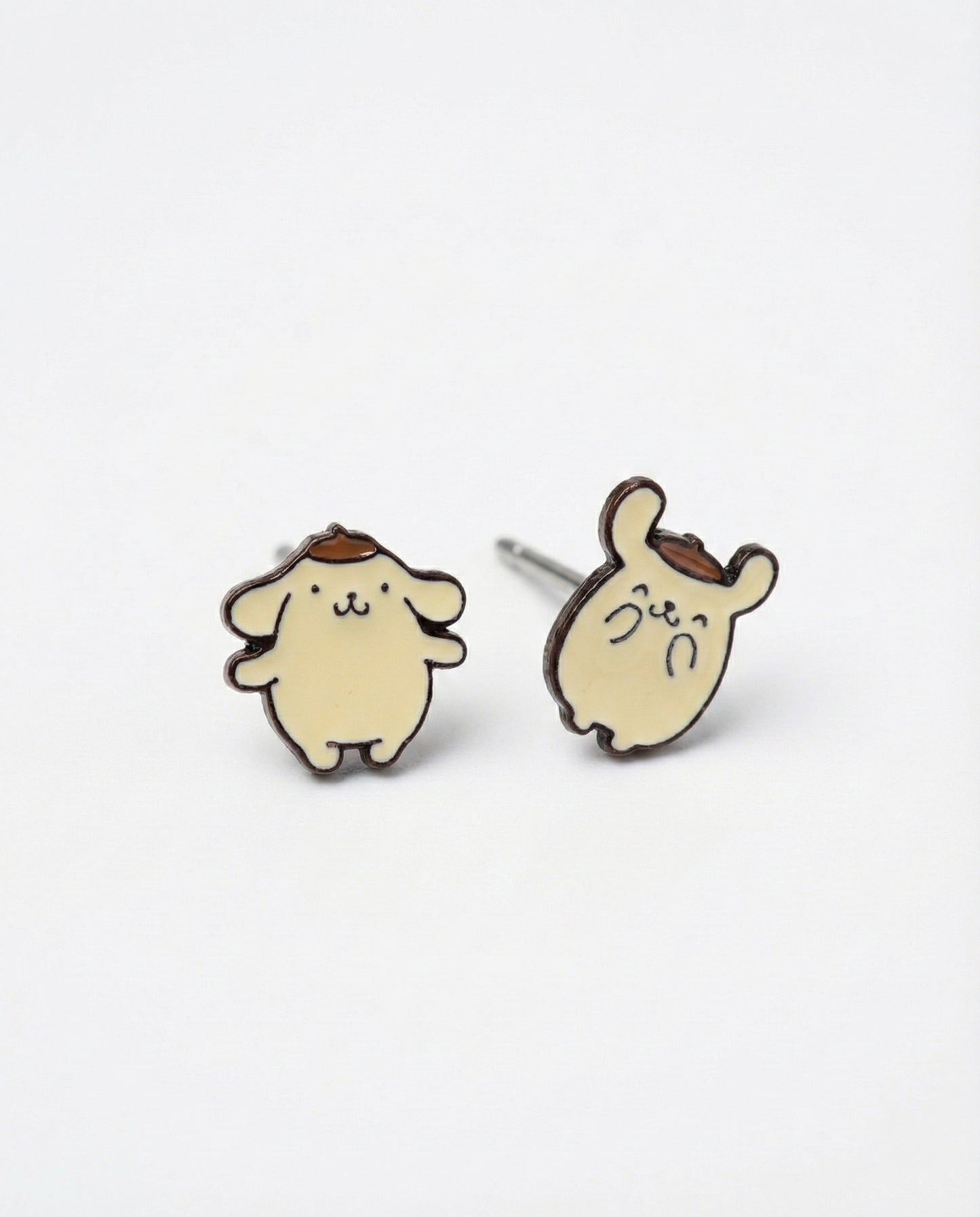 Sanrio Pompompurin Titanium Post Piercing - Premium Brass