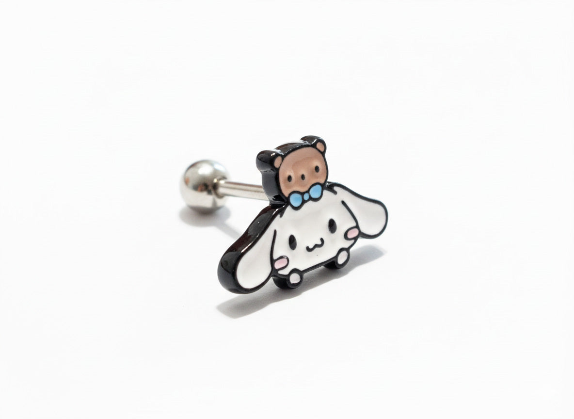 Cinnamoroll Surgical Steel Mini Piercings (2 Designs) - Cartilage & Lobe Studs