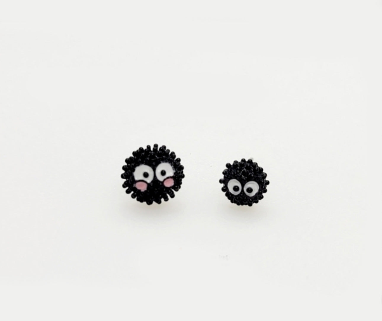Soot Sprite Earrings Set - Spirited Away Inspired 925 Silver