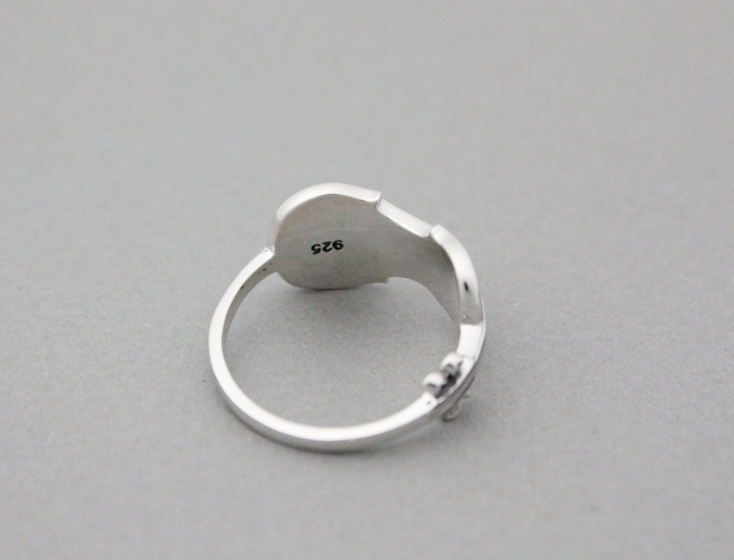 925 Sterling Silver Sideways Violin Handmade Ring