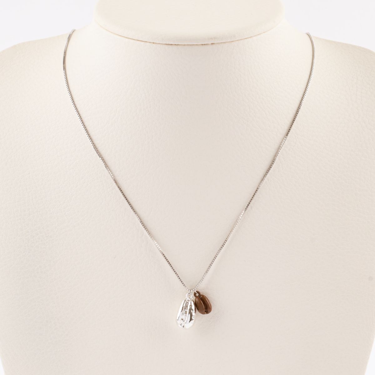 Coffee Bean Pendant Necklace - Barista Inspired Jewelry