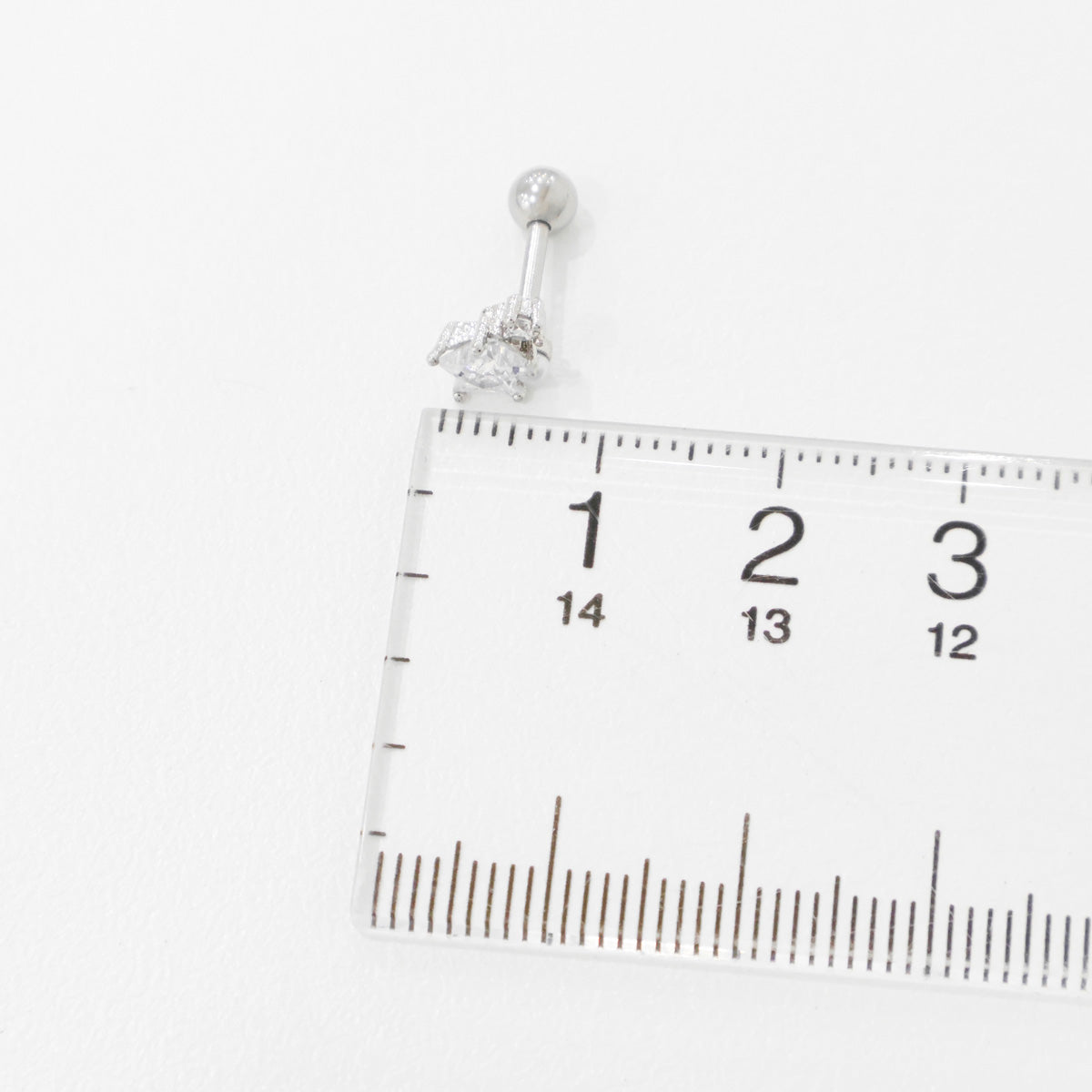 Pearl Star Surgical Steel Barbell Earring, cartilage earrings