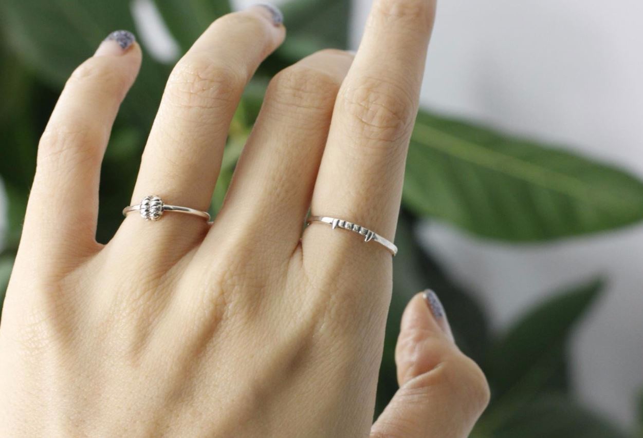 925 Sterling Silver Anatomical Brain Ring – Neuron Ring, Einstein Inspired Science Jewelry