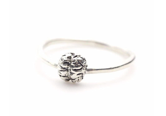 925 Sterling Silver Anatomical Brain Ring – Neuron Ring, Einstein Inspired Science Jewelry