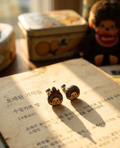 Monchhichi & Kiki Mismatch Earrings — The Nostalgia Duo