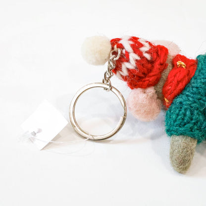 Handmade Wool Felt Ballerina Mouse Keychain - 3 Styles Bag Charm