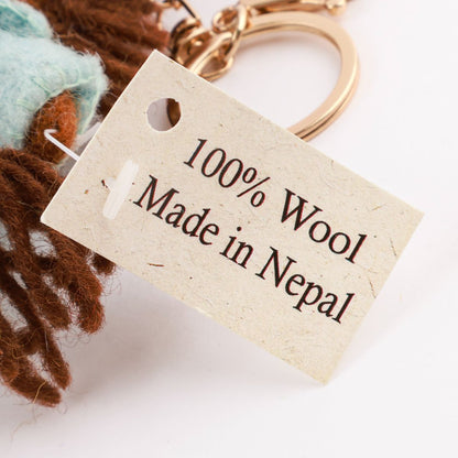 Handmade Wool Felt Horse Keychain - Unique Bag Charm for Horse Lovers & Backpack Decor | 2026 Year of the Horse Lucky Charm