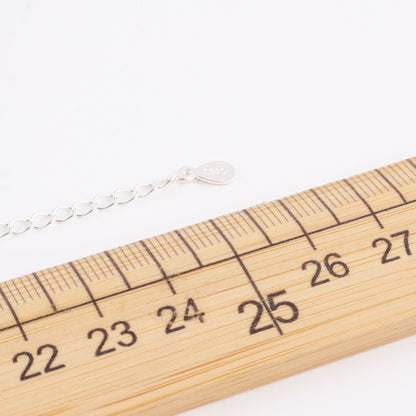 Dainty 925 Sterling Silver Daisy Flower Pendant Necklace