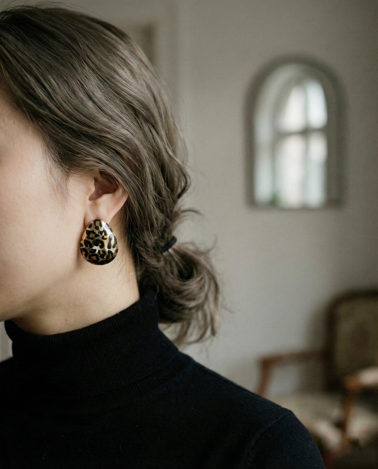 Lightweight Leopard Bold Statement Earrings 3 Styles CCB