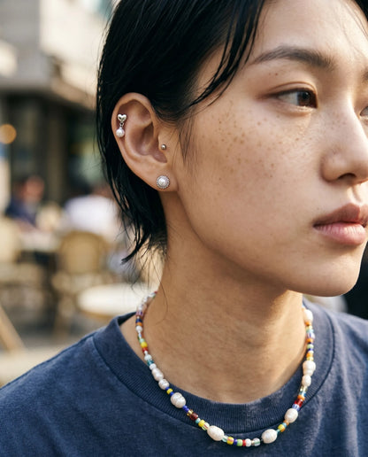 Heart Pearl Drop Stud — K-Fine Jewelry | 8ttitto8
