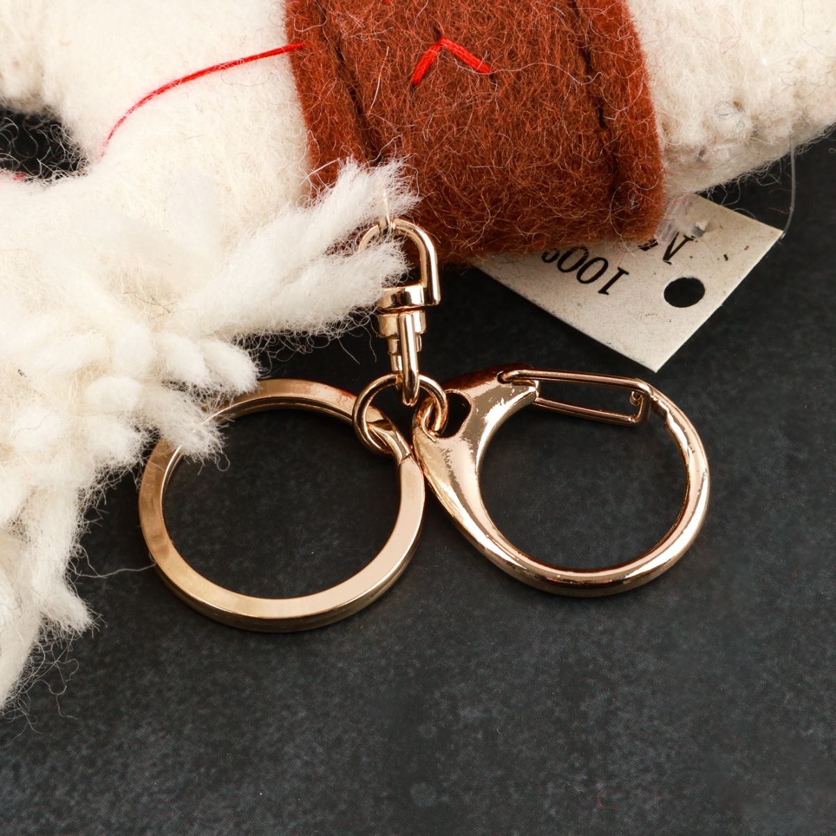 Handmade Wool Felt Horse Bag Charm Keychain - Nepal Artisan Pony (2 Colors)