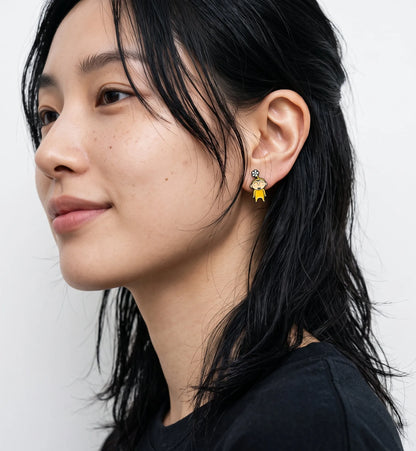 Crayon Shin-chan Mismatch Earrings — The K-Style Staple