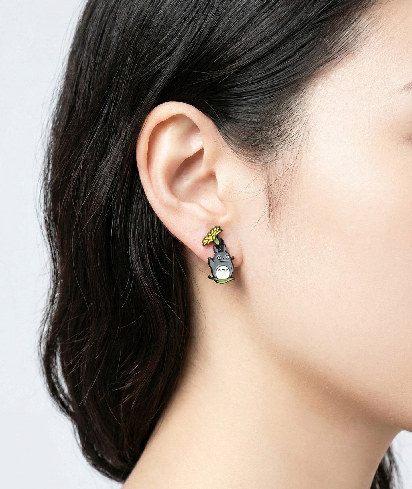 Forest Spirit & Soot Sprite Earring Set (3pcs) - 925 Silver