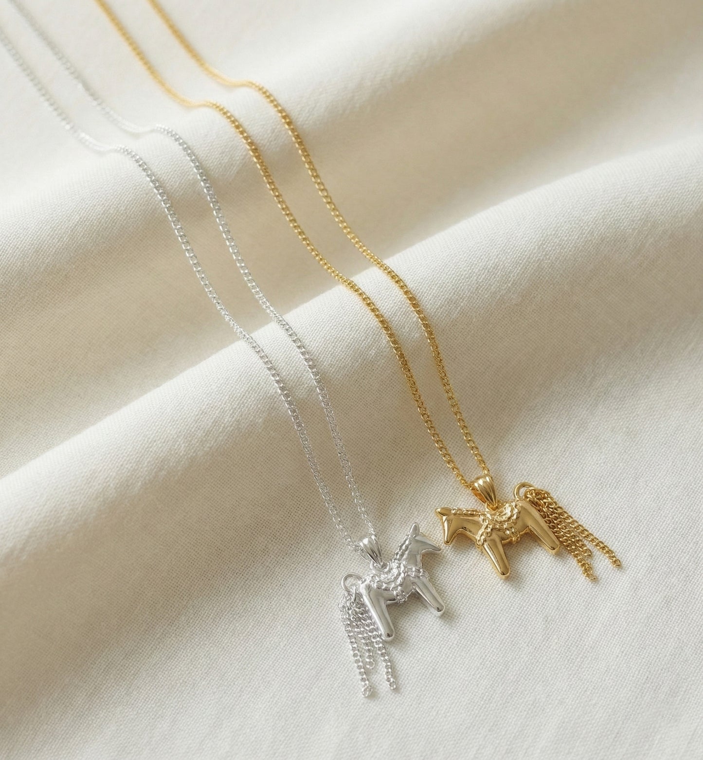 2026 Year of the Horse Lucky Necklace | 925 Silver Celestial Horse Pendant 40+5cm