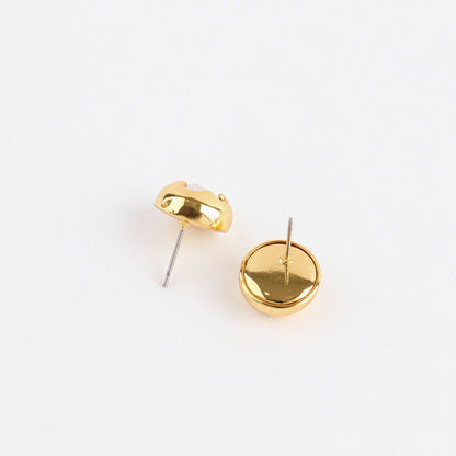 3D Clover Shell Stud Earrings with Swarovski Pearl | Downtown Chic