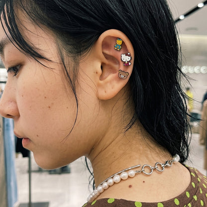 Hello Kitty & Rilakkuma Surgical Steel Piercing | K-Jewelry