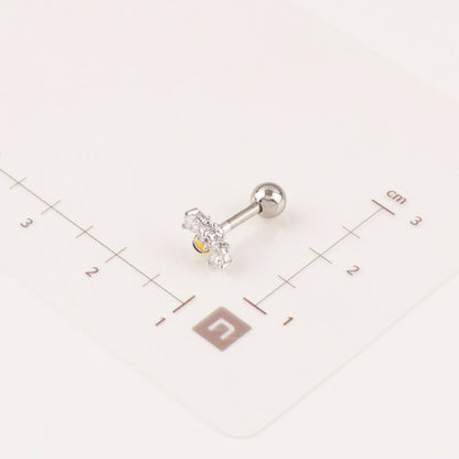 Bumblebee CZ Enamel Cartilage Piercing Stud – Surgical Steel (Single)