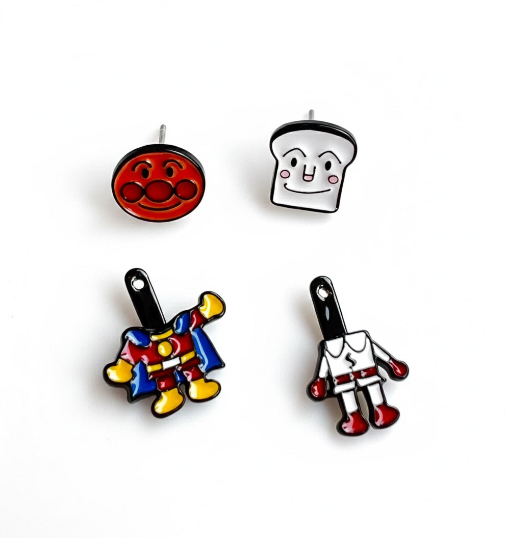 Detachable 2-way design - character heads and bodies separated