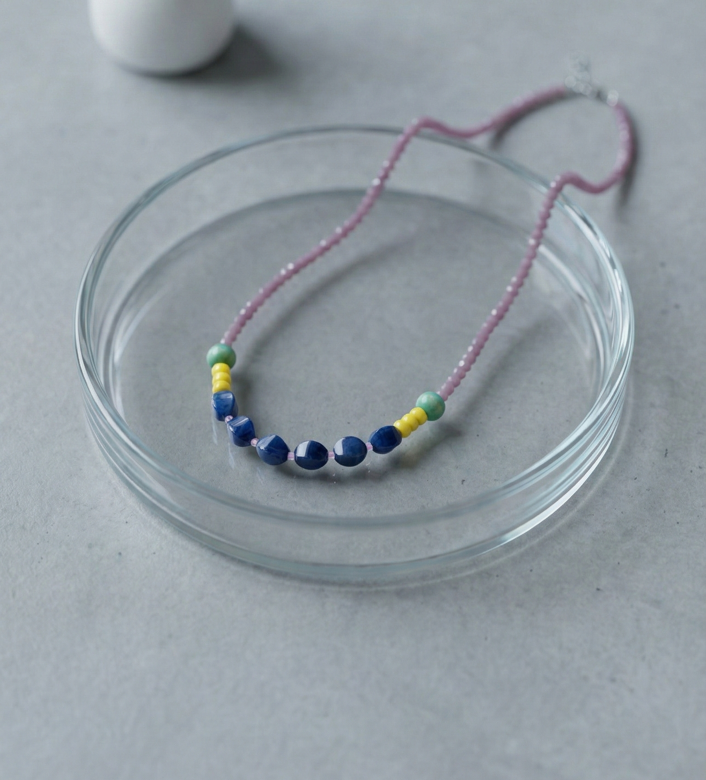 Colorful Beaded Choker Necklace - Y2K Summer Aesthetic Jewelry (5 Colors)