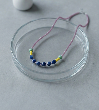 Colorful Beaded Choker Necklace - Y2K Summer Aesthetic Jewelry (5 Colors)
