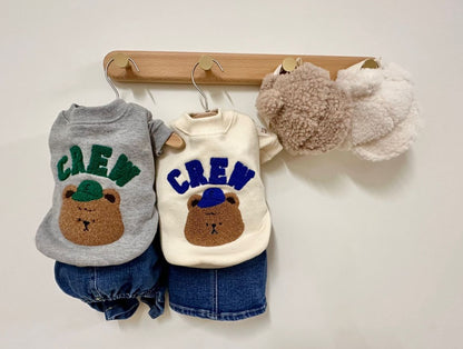 Korean Teddy Bear Dog Sweatshirt - CREW MTM Cotton T-shirt