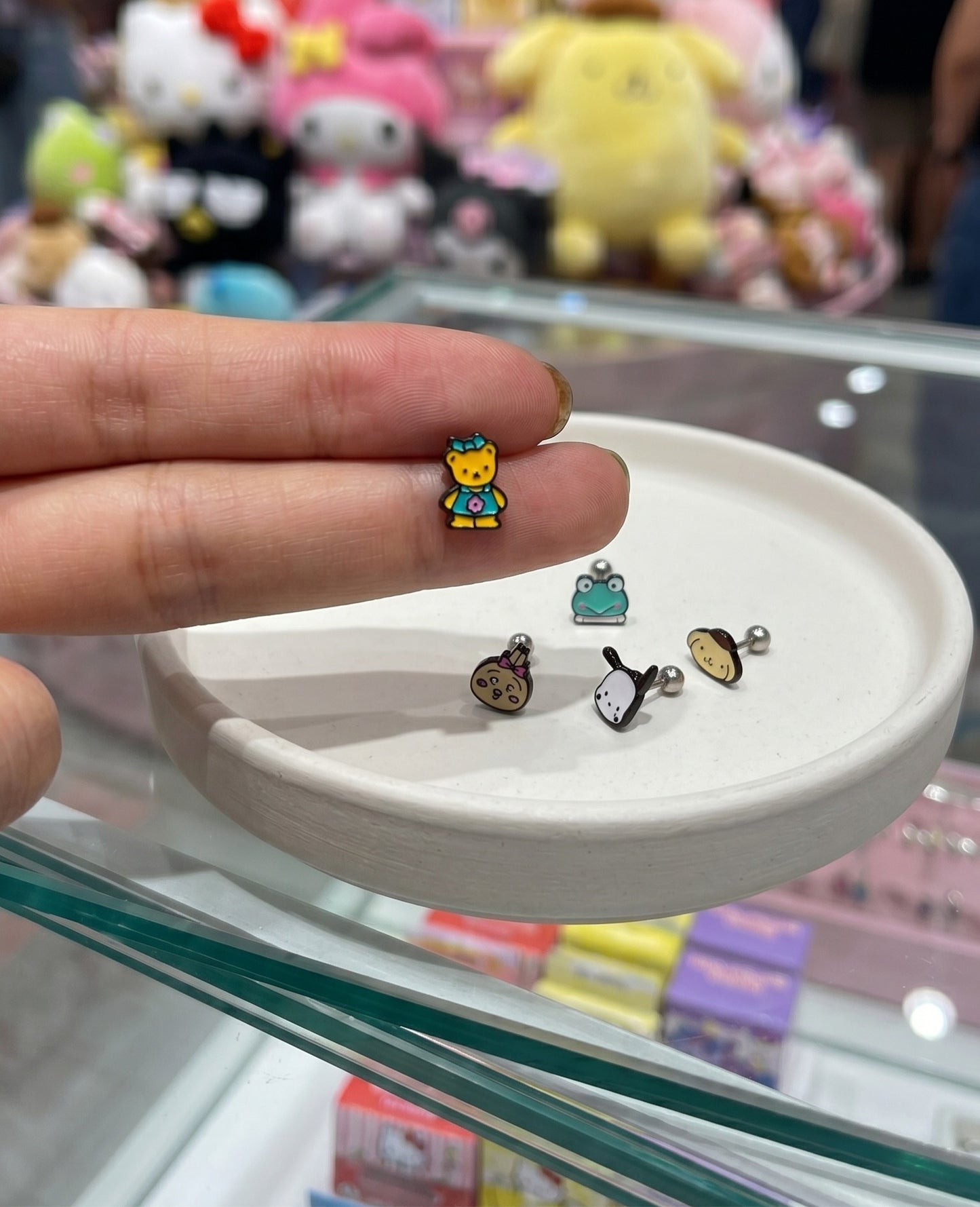 Hello Kitty & Rilakkuma Surgical Steel Piercing | K-Jewelry