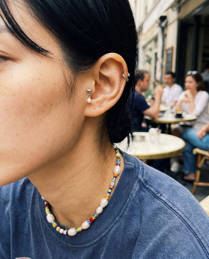 Heart Pearl Drop Stud — K-Fine Jewelry | 8ttitto8