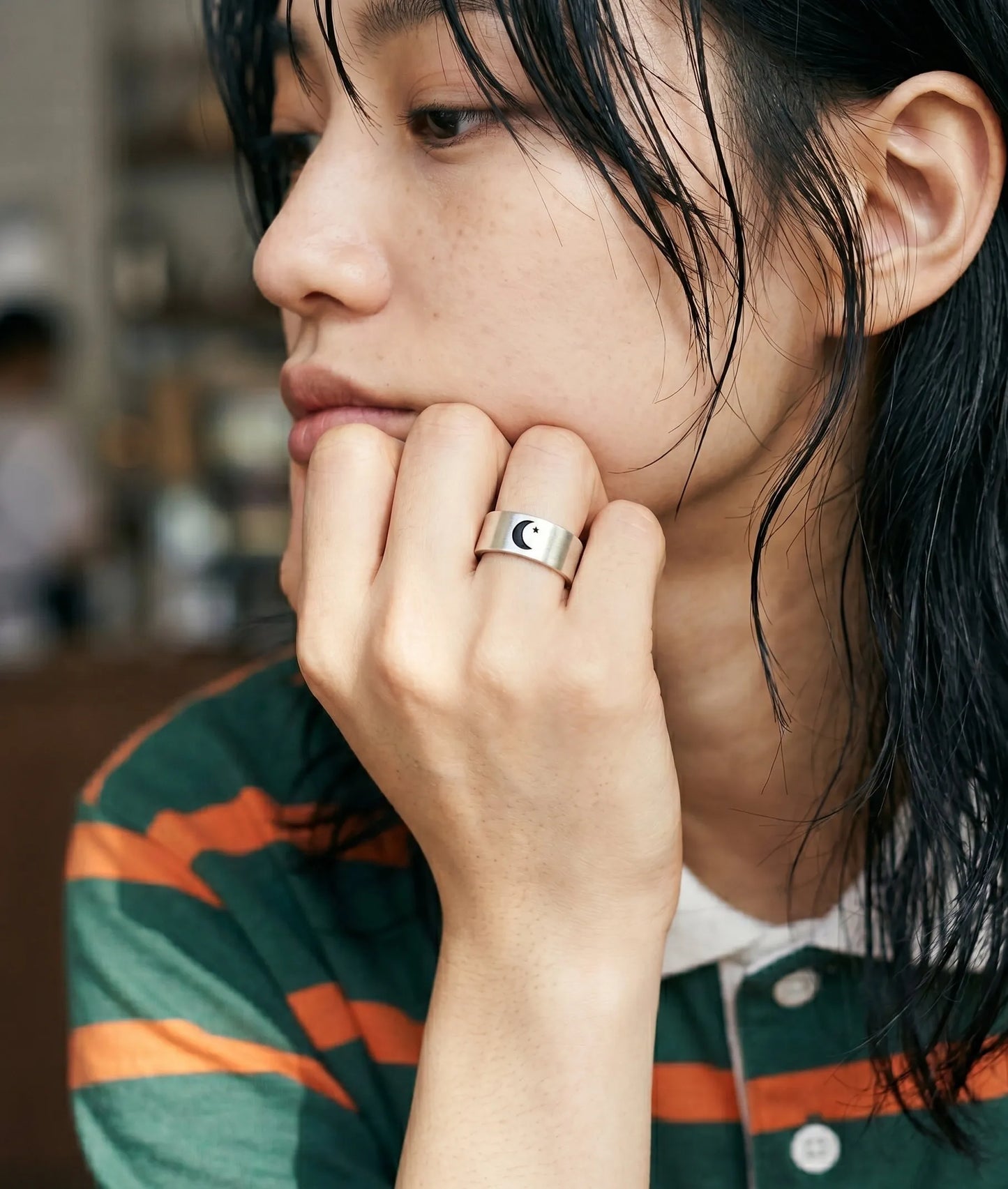 Sun & Moon Promise Ring — 925 Silver | Matching Set