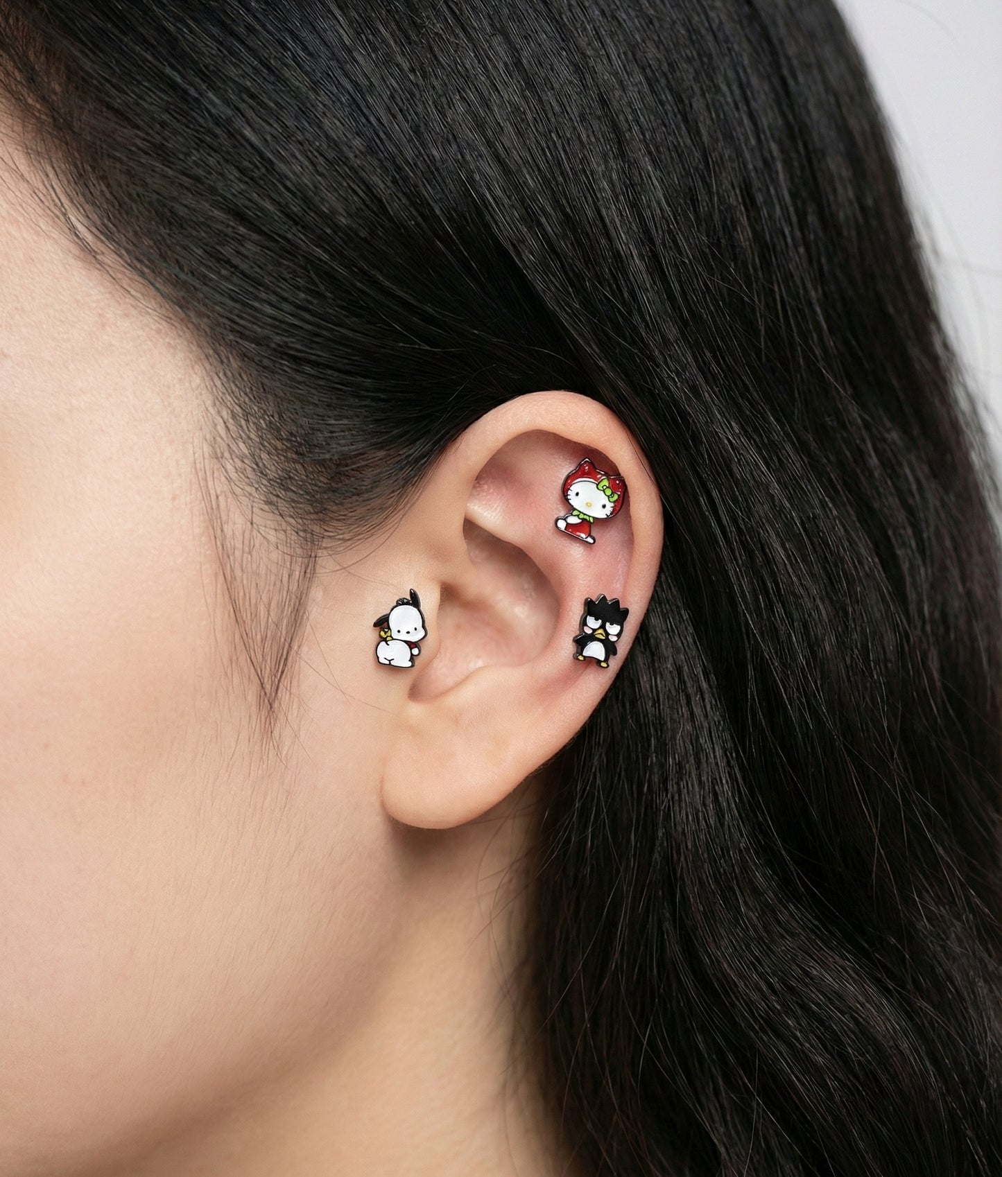 Pochacco Barbell Studs - Cute Sanrio Piercing Earrings (2 Styles)