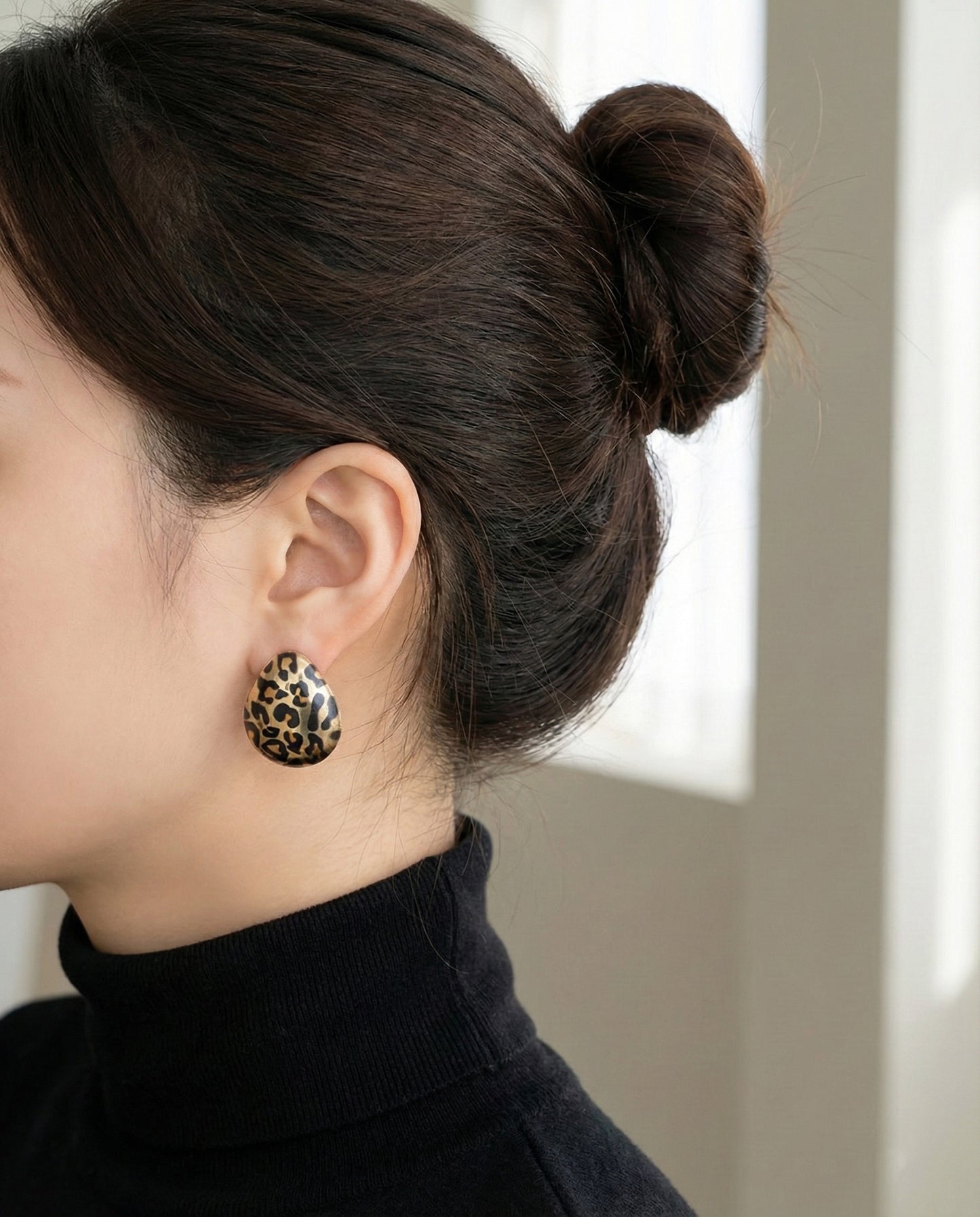 Lightweight Leopard Bold Statement Earrings 3 Styles CCB