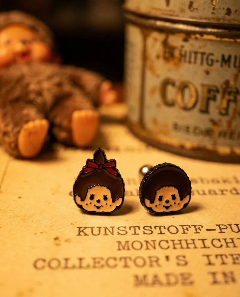 Monchhichi & Kiki Mismatch Earrings — The Nostalgia Duo