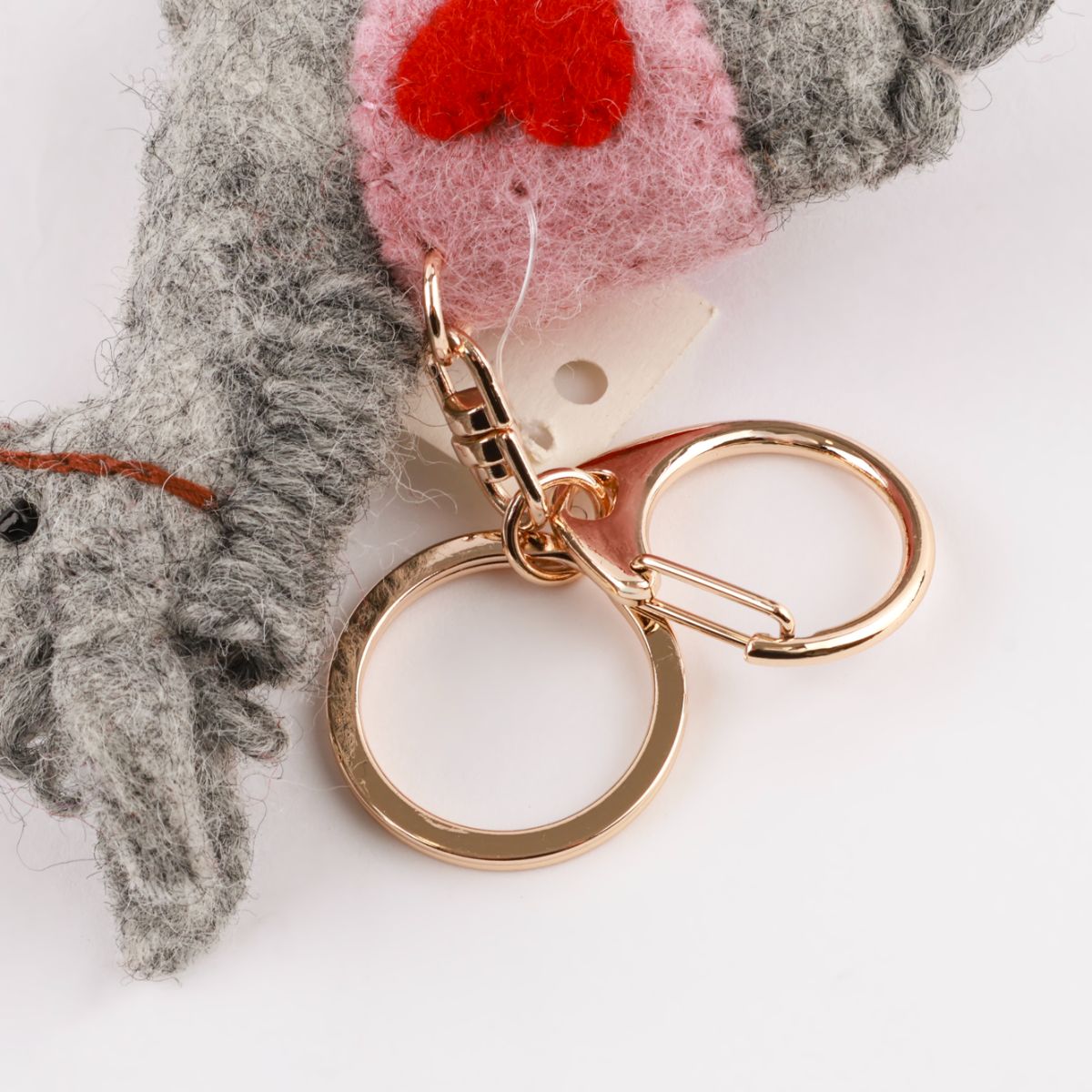 Nepal Handmade Wool Felt Lucky Horse Keychain - Bag Charm Gift