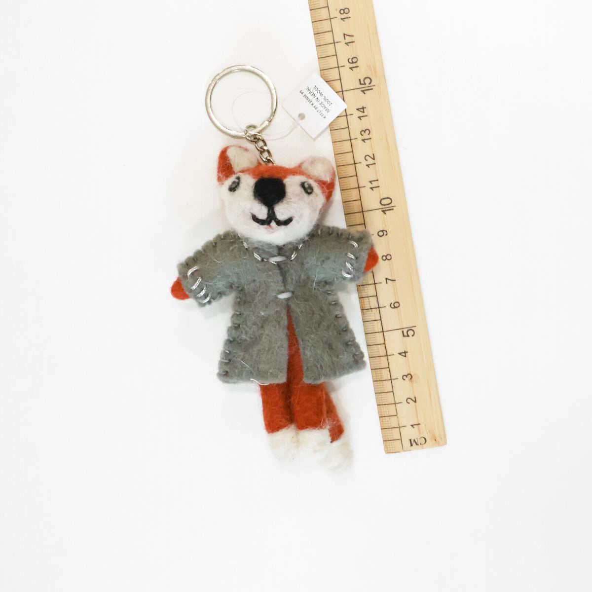 2026 Year of Horse Wool Felt Animal Keychain - Handmade Nepal