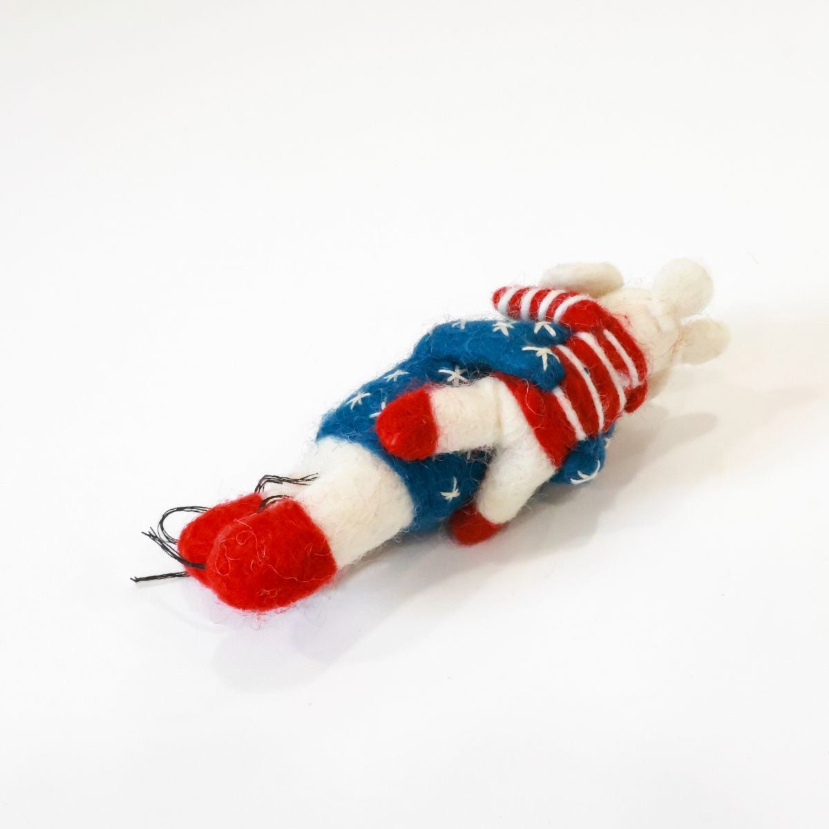 2026 Year of Horse Wool Felt Animal Keychain - Handmade Nepal