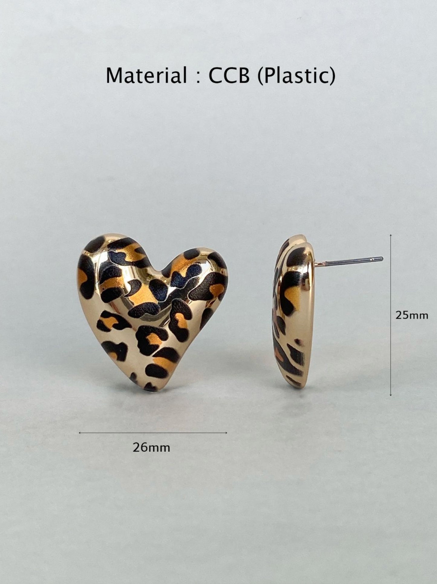 Lightweight Leopard Bold Statement Earrings 3 Styles CCB