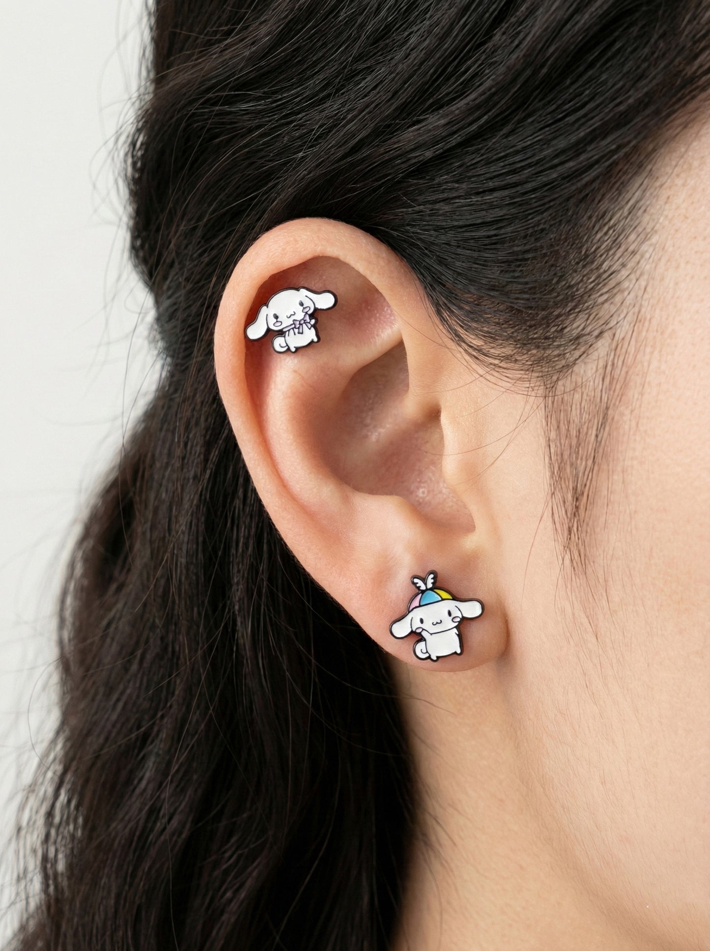 Cinnamoroll Barbell Ball Earring  | Handmade in Korea