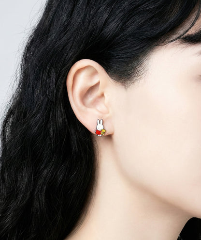 Kawaii Miffy (Nijntje) Earrings - Mismatched Bear & Ribbon