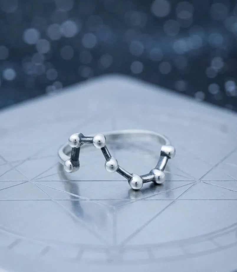 Big Dipper Constellation Ring — 925 Sterling Silver