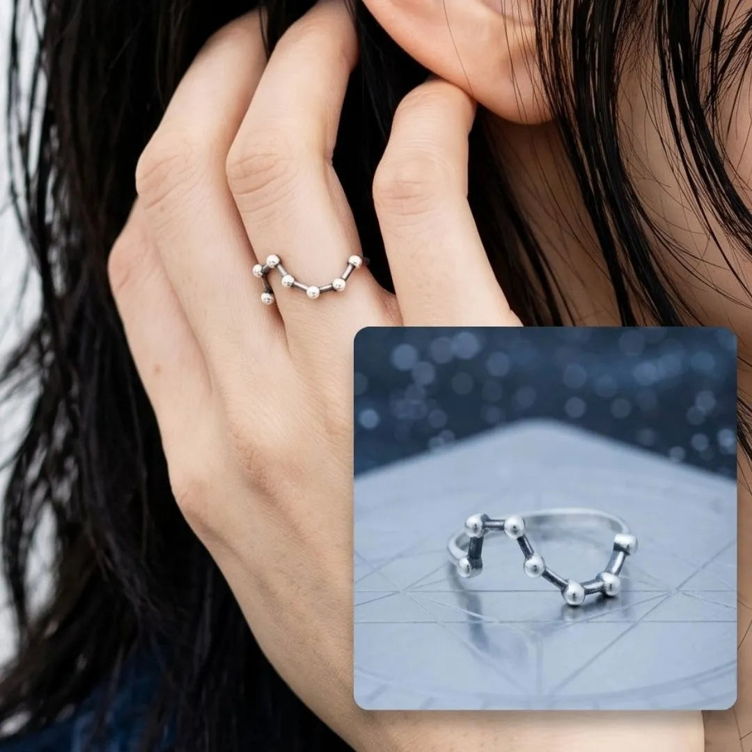 Big Dipper Constellation Ring — 925 Sterling Silver