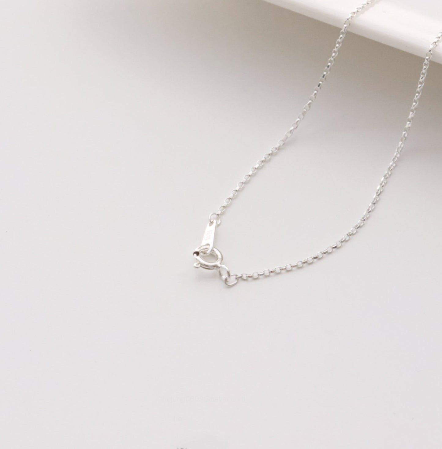 925 Sterling Silver Teddy Bear Necklace,Cute Minimalist Layering necklace