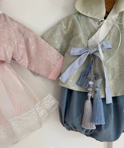 Korean Butterfly Norigae Tassel Charm - Traditional Knot Keychain