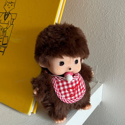 Monchhichi Baby Plush Doll Keychain – Kawaii Soft Bag Charm