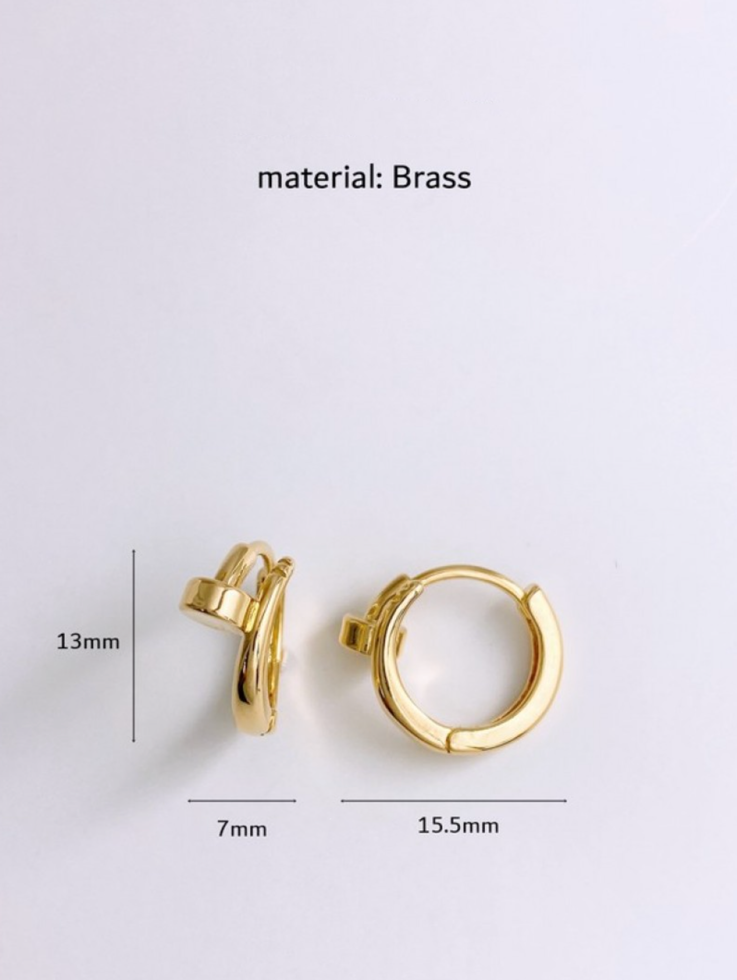 Modern Hinged Hoop Earrings — Smooth or CZ (Gold & Silver)