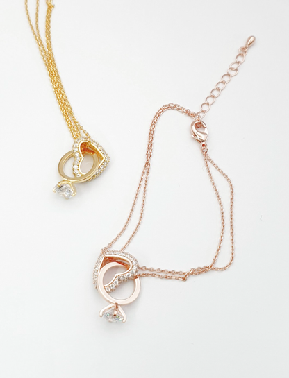Minimalist Triangle Pendant Chain Bracelet, Delicate Triforce Symbol chram bracelet