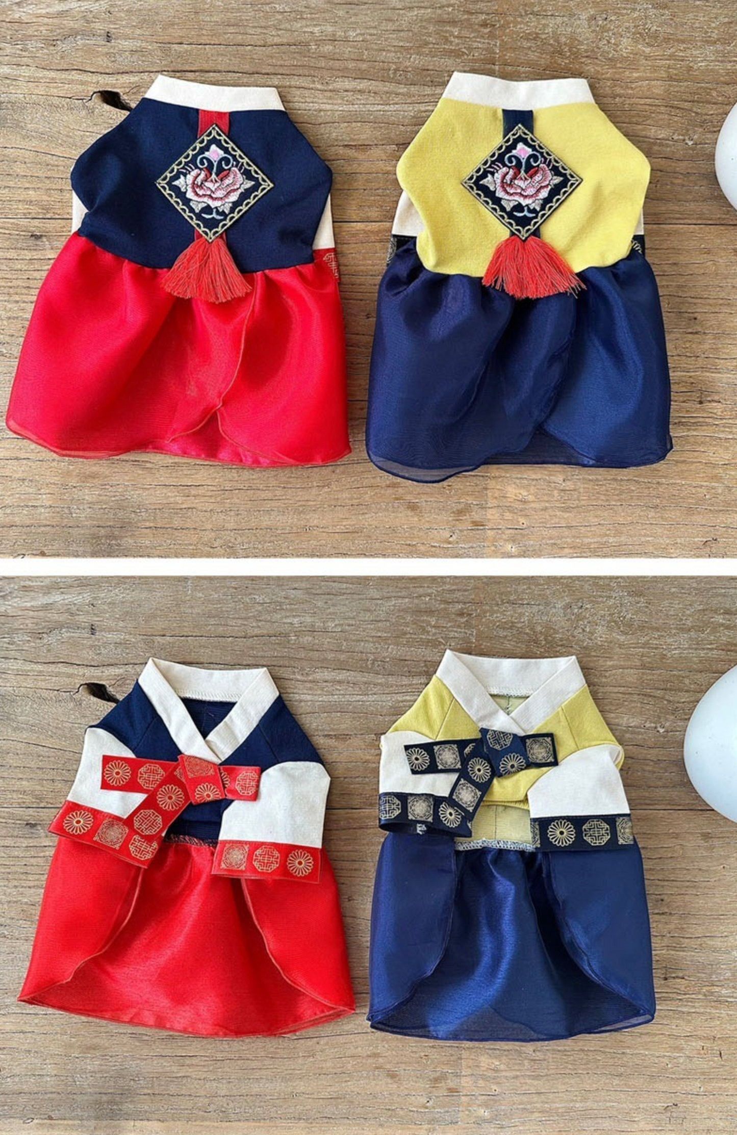 Korean Hanbok for Dogs - Traditional Pet Outfit