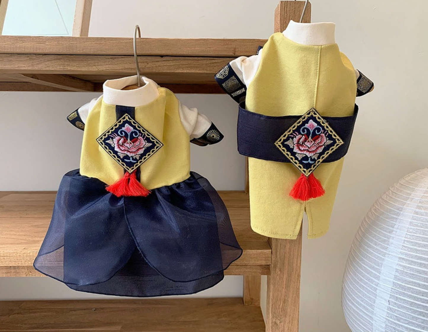 Korean Hanbok for Dogs - Traditional Pet Outfit